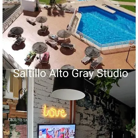 Saltillo Alto Gray Studio. Vistas Al Mar Y Piscina * טורמולינוס
