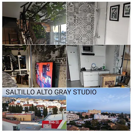 Saltillo Alto Gray Studio. Vistas Al Mar Y Piscina Appartement *