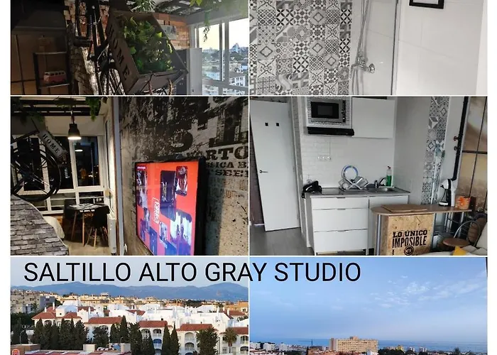 Saltillo Alto Gray Studio. Vistas Al Mar Y Piscina Lejlighed *